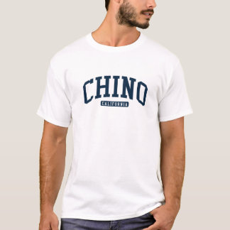 Chino California CA College University Style Navy T-Shirt