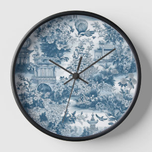 Chinoiserie 3 Wall Clock