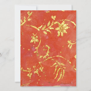 Chinoiserie anniversary invitation