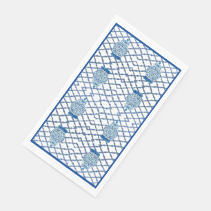 Chinoiserie Bamboo Ginger Jar  Napkin