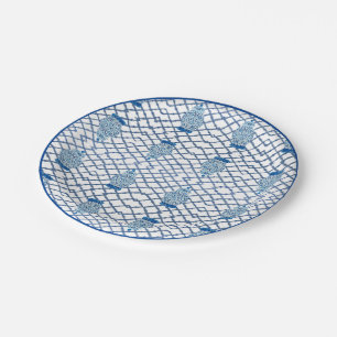 Chinoiserie Bamboo Ginger Jar  Paper Plate