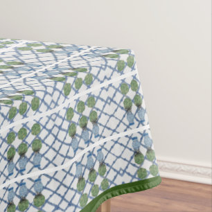 Chinoiserie Bamboo Topiaries Topiary  Tablecloth