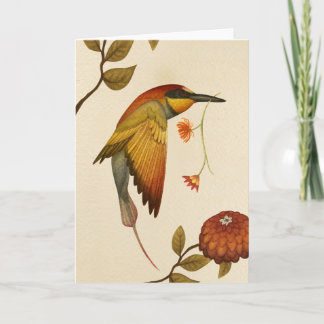 Chinoiserie Birds - Blank Greeting Card