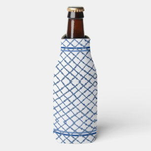 Chinoiserie Blue Bamboo Ginger Jar Can  Bottle Cooler