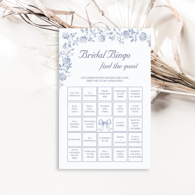 Chinoiserie Bridal Bingo Find The Guest Game (Creator Uploaded)