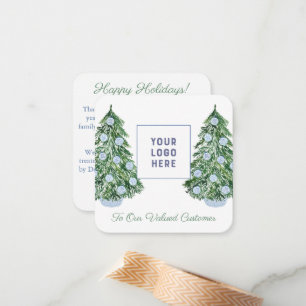 Chinoiserie Chic Customer Christmas Holidays Card