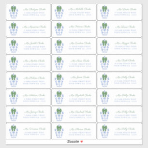 Chinoiserie Chic Holiday Cards Address