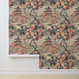 Chinoiserie Chinese French Wallpaper