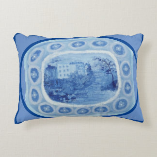 Chinoiserie Chinese Platter Ginger Jar Jars Throw Decorative Cushion
