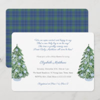 Chinoiserie Christmas Baby Shower For Boy Poem