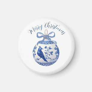 Chinoiserie Christmas Ornament Magnet