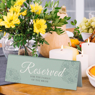 Chinoiserie Clouds Pattern Reserved Sign