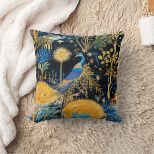 Chinoiserie Exotic Birds Botanical Pattern (10) Cushion