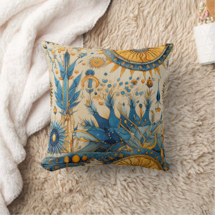 Chinoiserie Exotic Birds Botanical Pattern (1) Cushion