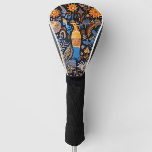 Chinoiserie Exotic Birds Botanical Pattern (6) Golf Head Cover