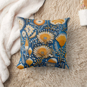 Chinoiserie Exotic Birds Botanical Pattern (7) Cushion
