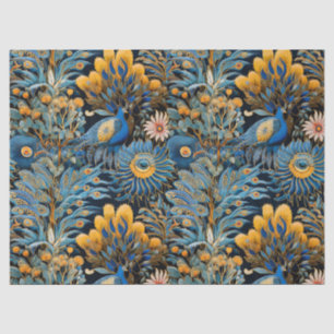 Chinoiserie Exotic Birds Botanical Pattern (7) Tissue Paper