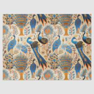 Chinoiserie Exotic Birds Botanical Pattern (8) Tissue Paper