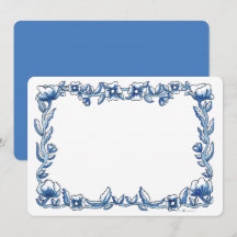 Chinoiserie Flower Border