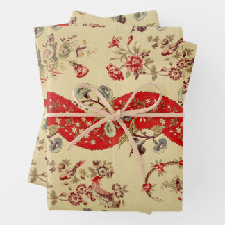 Chinoiserie for Christmas Wrapping Paper Sheet