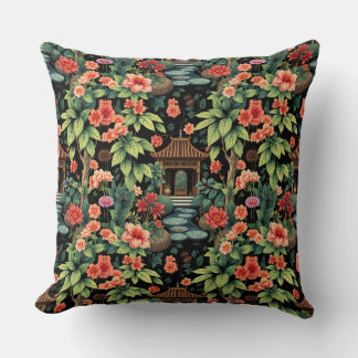 Chinoiserie Garden Elegance Cushion