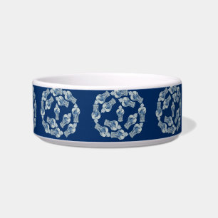 Chinoiserie Ginger Jar Jars Dots Pet Bowl