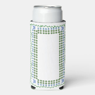 Chinoiserie Ginger Jar Topiary Slim Seltzer Can Cooler