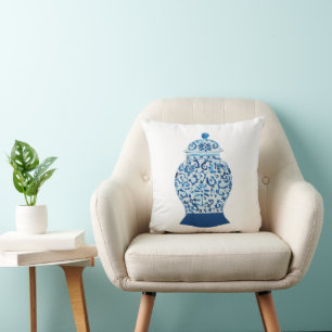 Chinoiserie Ginger Jars Jar Cushion