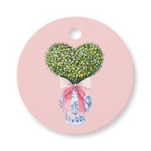 Chinoiserie Heart Topiary Valentine's 
