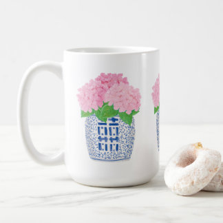 Chinoiserie Hydrangea Mug