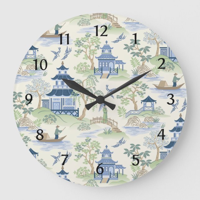 Chinoiserie Large Clock (Front)