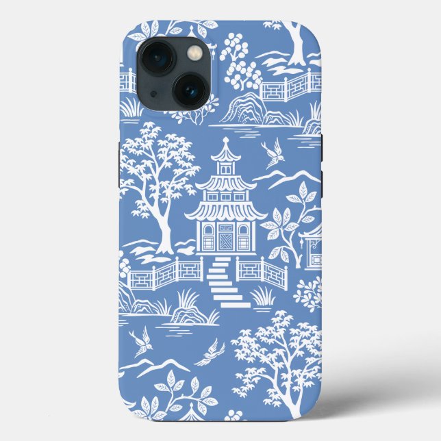 Chinoiserie Pagoda Case-Mate iPhone Case (Back)