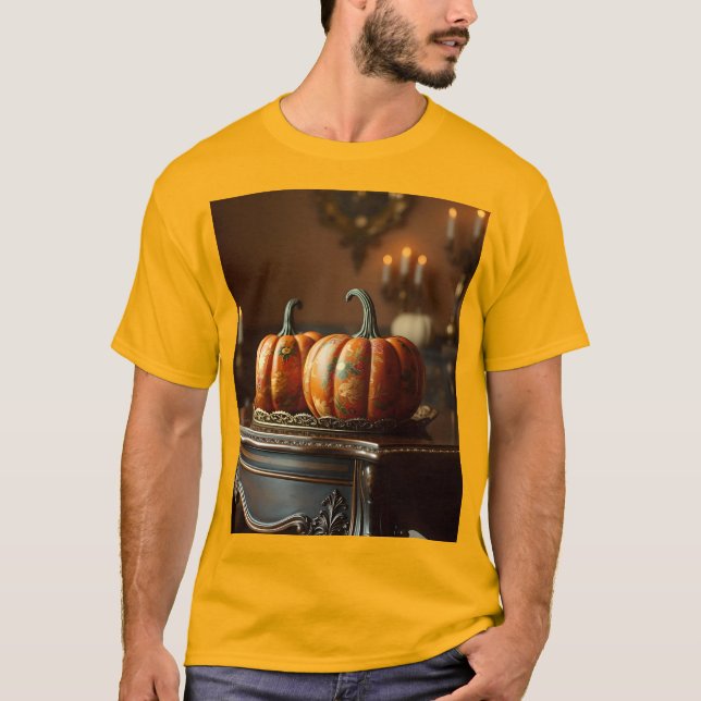 Chinoiserie pumpkins T-Shirt (Front)
