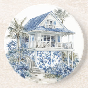Chinoiserie Sandstone Coaster