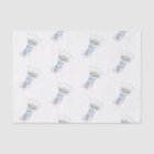 Chinoiserie Seashell Stocking Tissue Paper