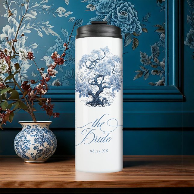 Chinoiserie Tree Motif The Bride ID1094  Thermal Tumbler (Creator Uploaded)