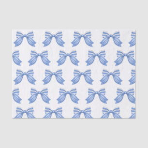 Chinoiserie Watercolor Bows Tissue Paper