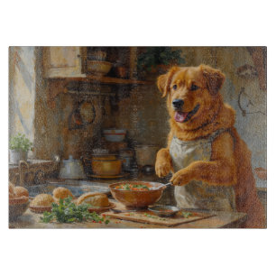 Chinook Cooking in Kitchen Cutting Board