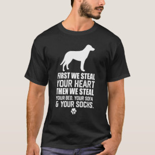 Chinook Dog Steal Your Heart Steal Your Bed sofa T-Shirt