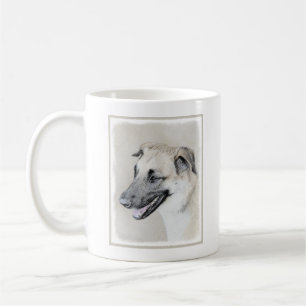 Chinook (Dropped Ears) Painting - Original Dog Art Coffee Mug