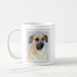 Chinook (Dropped Ears) Painting - Original Dog Art Coffee Mug