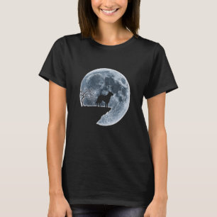 Chinook Halloween Costume Moon Silhouette T-Shirt