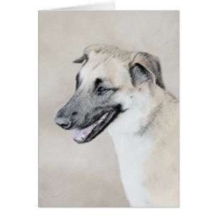 Chinook (Helicopter Ears) Painting - Dog Art
