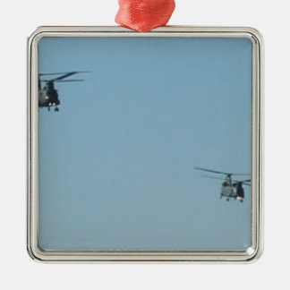 Chinook Helicopters Metal Tree Decoration
