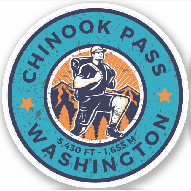 chinook pass hiking california trials (Front)