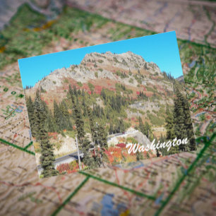 Chinook Pass, Washington State Travel Photo Postcard