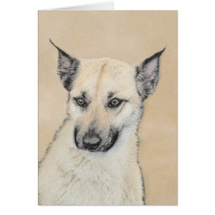 Chinook (Pointed Ears) Painting - Original Dog Art