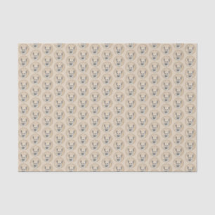 Chinook (Pointed Ears) Painting - Original Dog Art Tissue Paper