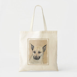 Chinook (Pointed Ears) Painting - Original Dog Art Tote Bag