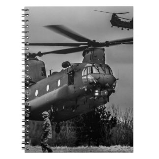 Chinook refuelling notebook